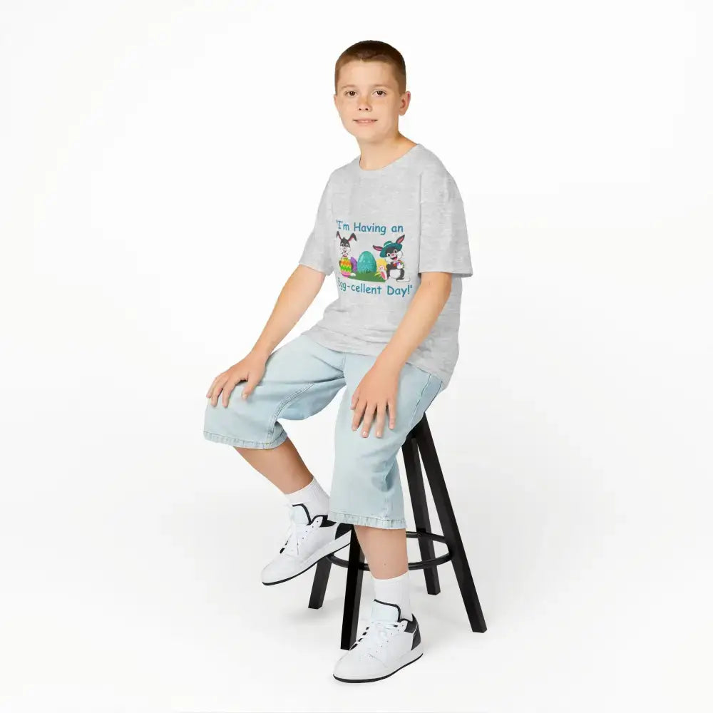 Easter T-Shirt for Kids, I am Having an Egg-cellent Day Tee