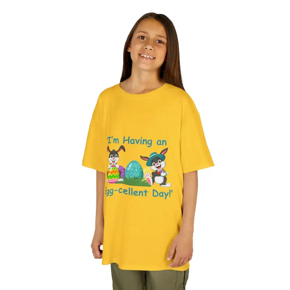 Easter T-Shirt for Kids, I am Having an Egg-cellent Day Tee