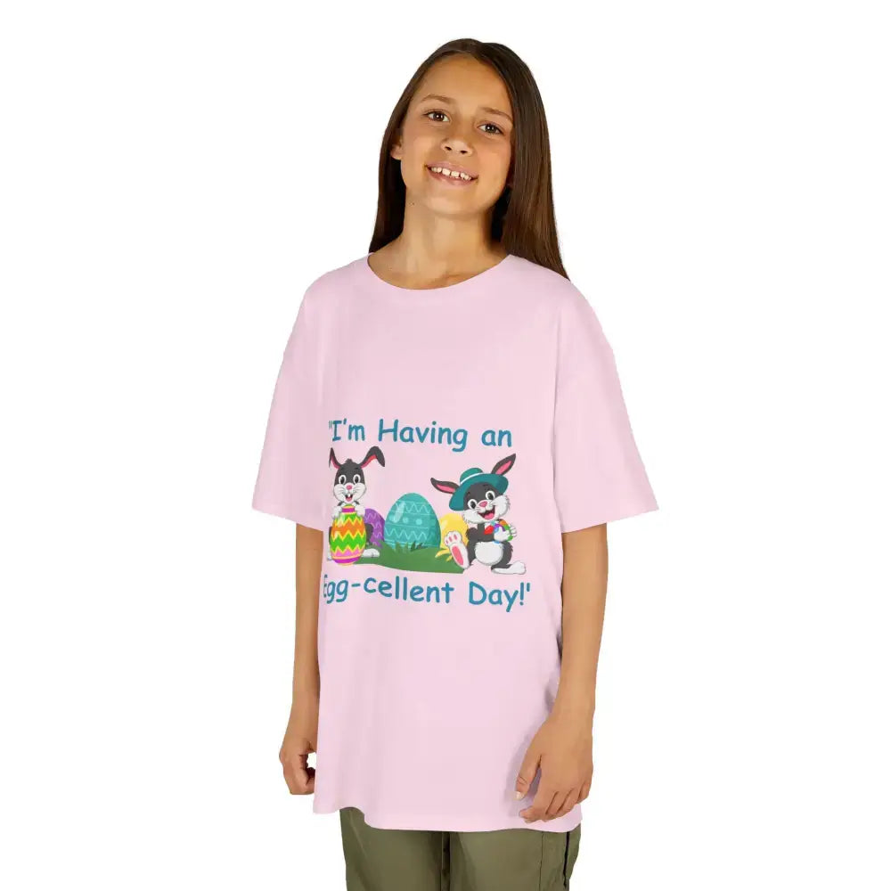 Easter T-Shirt for Kids, I am Having an Egg-cellent Day Tee
