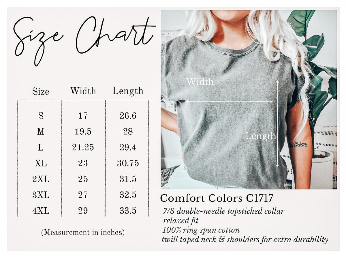 Boho Folk Art Chic Floral Intricate Floral Motif With Rattan Accents Comfort Colors Tee