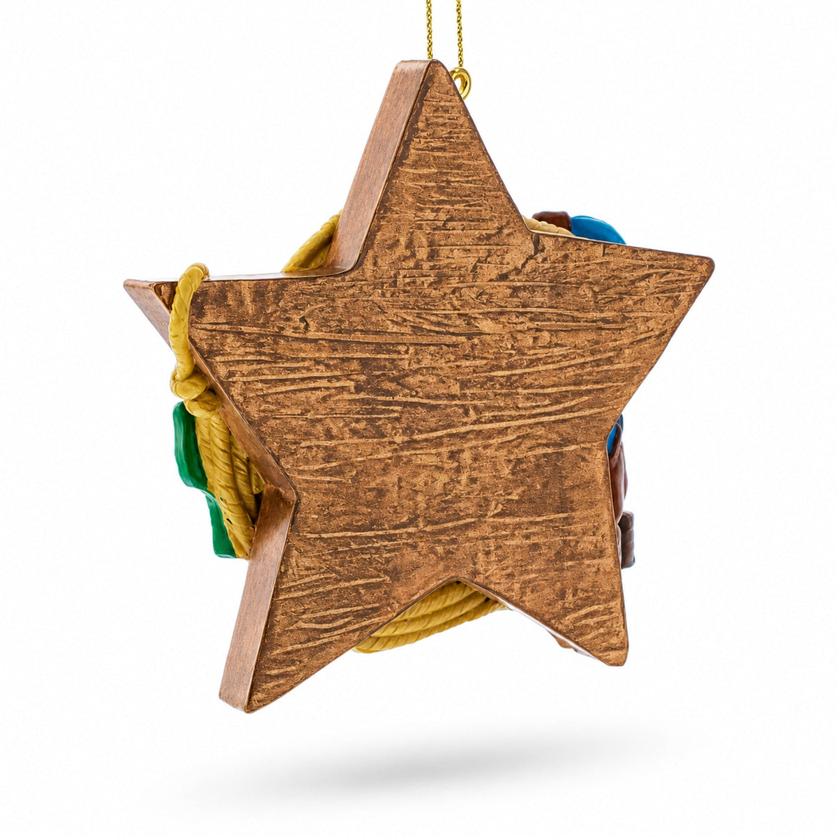 Western Muddy Boots Southern Roots Star Resin Christmas Ornament