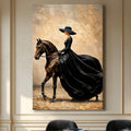 Elegant Equestrian Wall Art - Quarter Circle AK Boutique