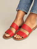 ELIZA Red - Quarter Circle AK Boutique