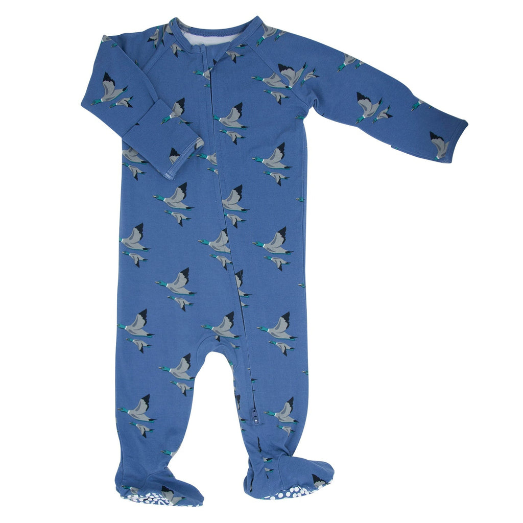 Elmer Fudd Zipper Footie - Quarter Circle AK Boutique