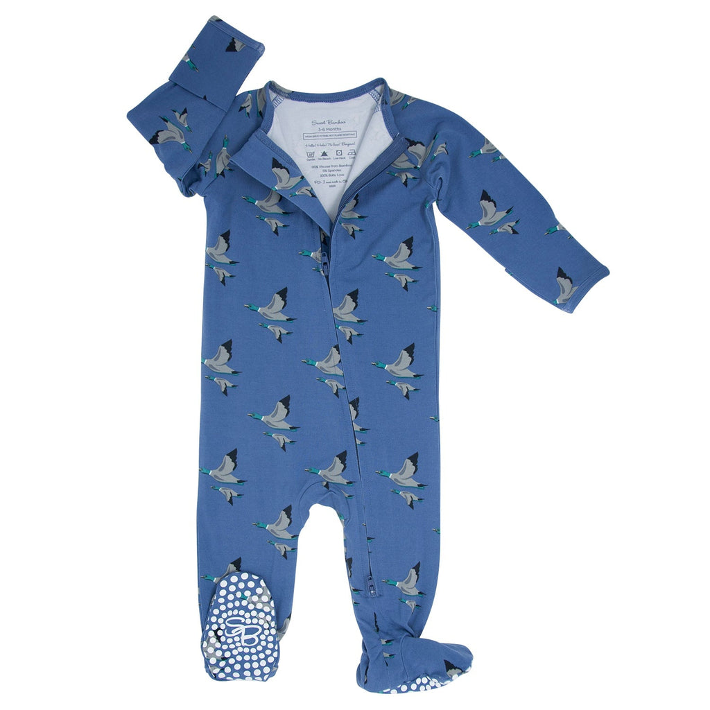Elmer Fudd Zipper Footie - Quarter Circle AK Boutique