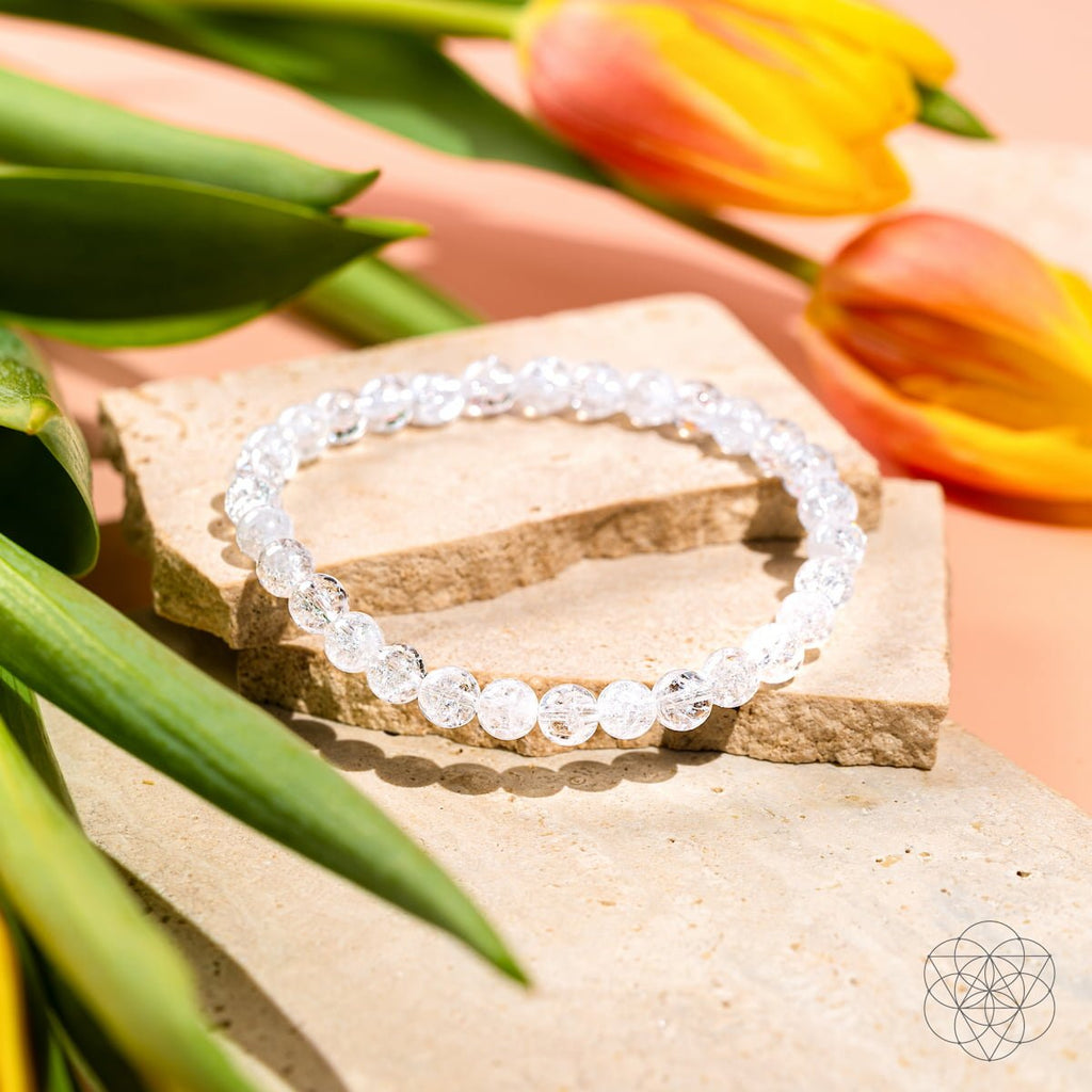 Emotional Ice Bath – The Ice Quartz Bracelet | 6mm - Quarter Circle AK Boutique