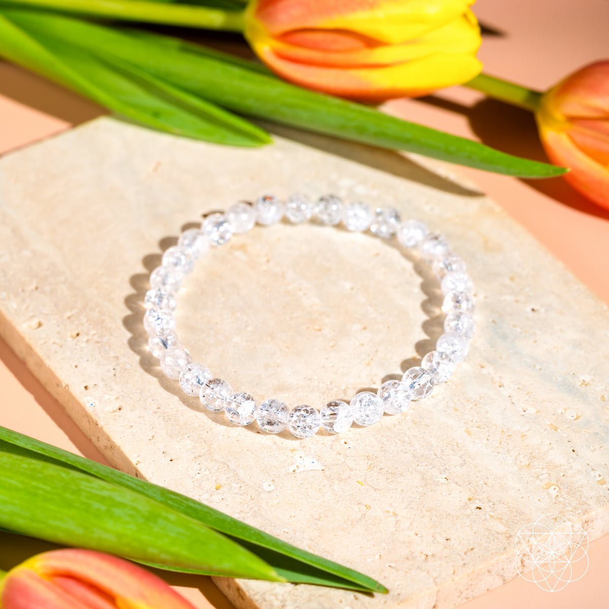 Emotional Ice Bath – The Ice Quartz Bracelet | 6mm - Quarter Circle AK Boutique