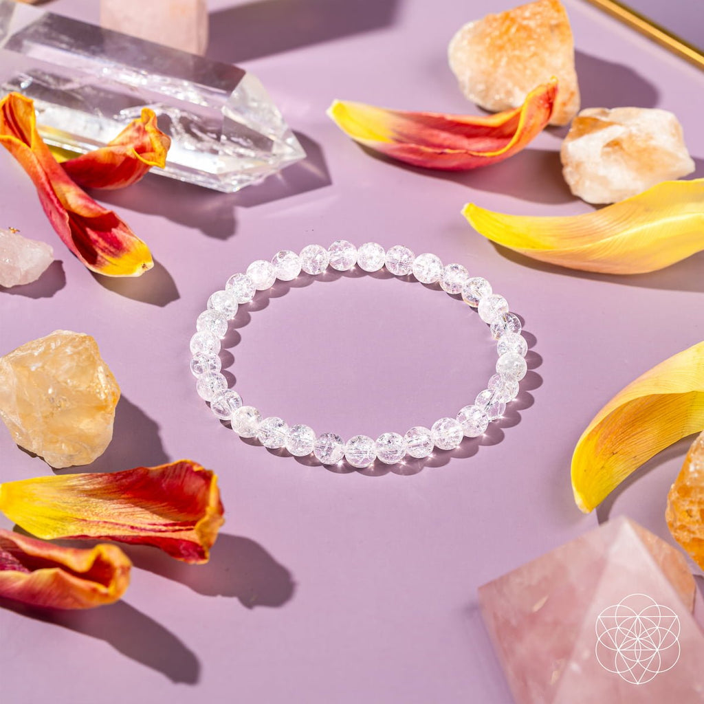 Emotional Ice Bath – The Ice Quartz Bracelet | 6mm - Quarter Circle AK Boutique