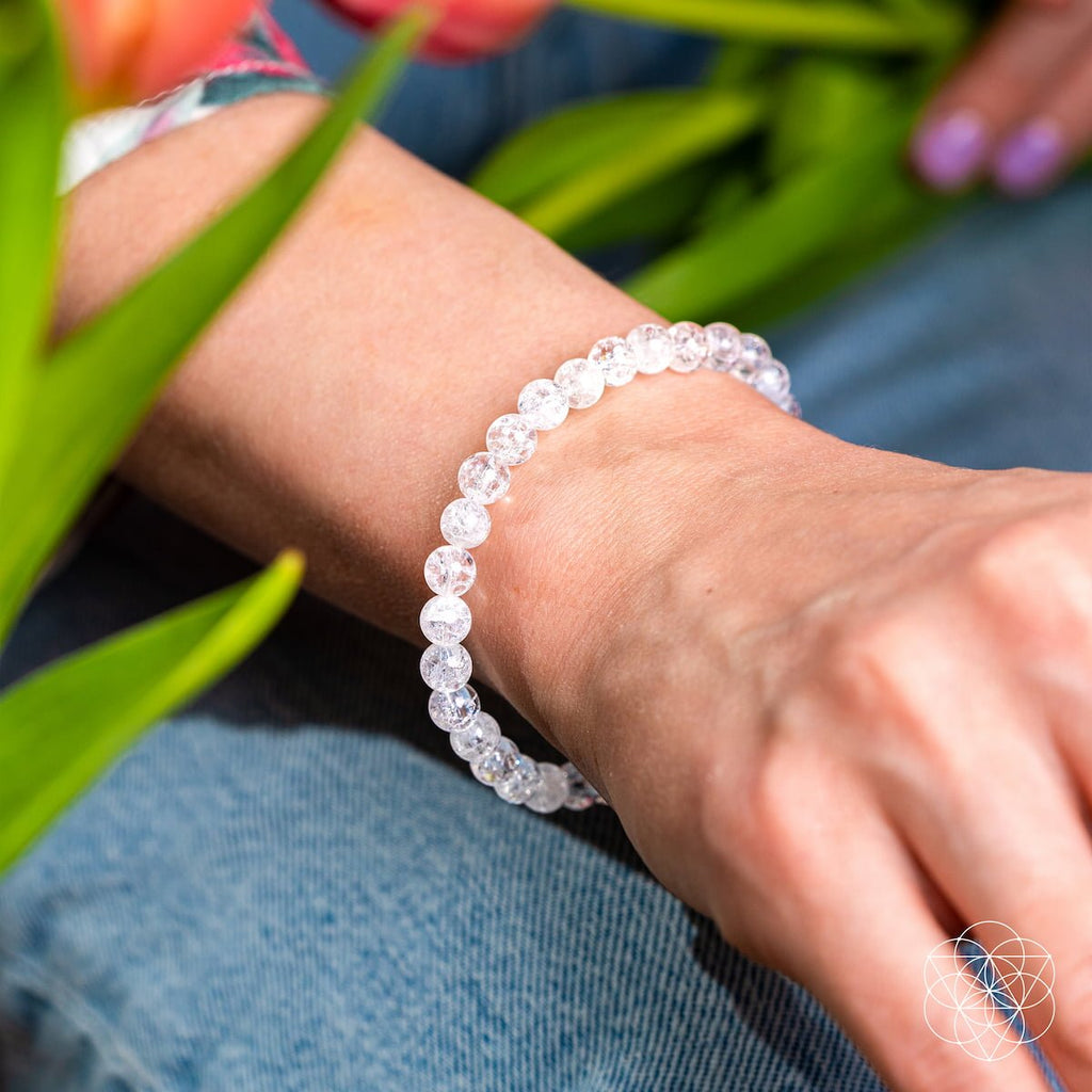Emotional Ice Bath – The Ice Quartz Bracelet | 6mm - Quarter Circle AK Boutique