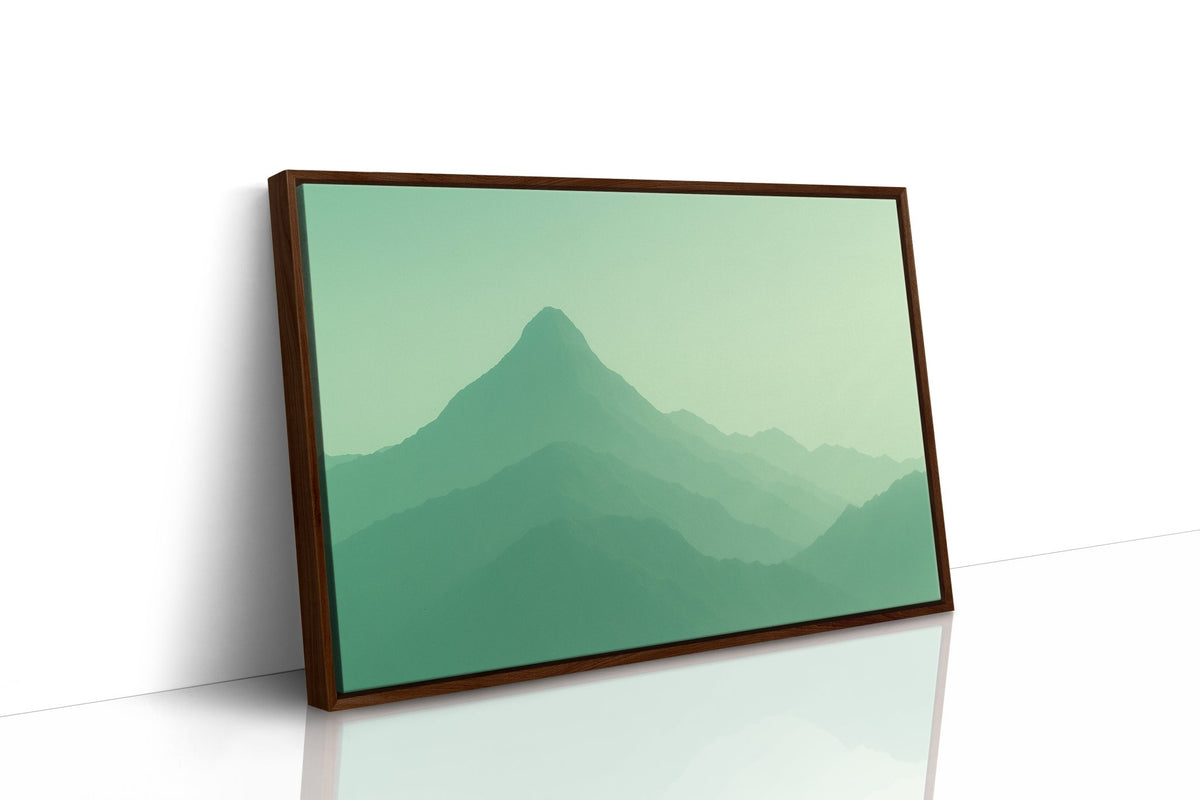 Enchanted Green Mountain Dreamscape Wall Art - Quarter Circle AK Boutique