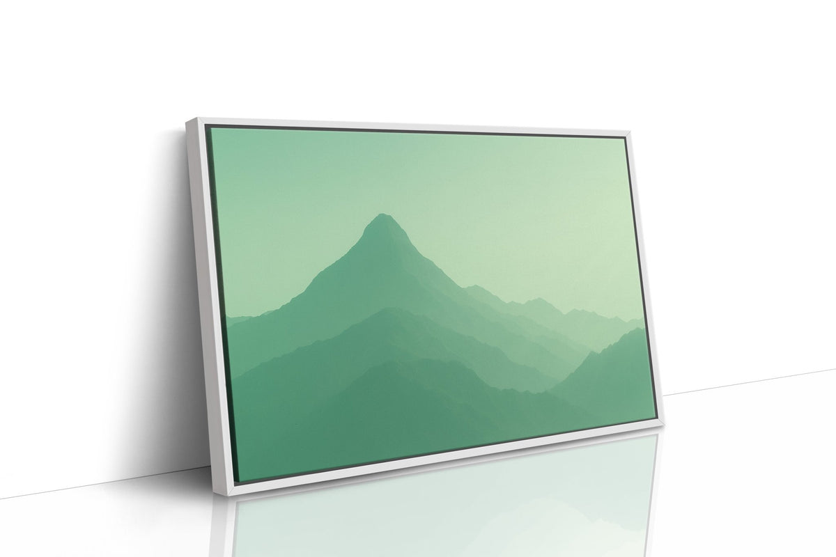Enchanted Green Mountain Dreamscape Wall Art - Quarter Circle AK Boutique