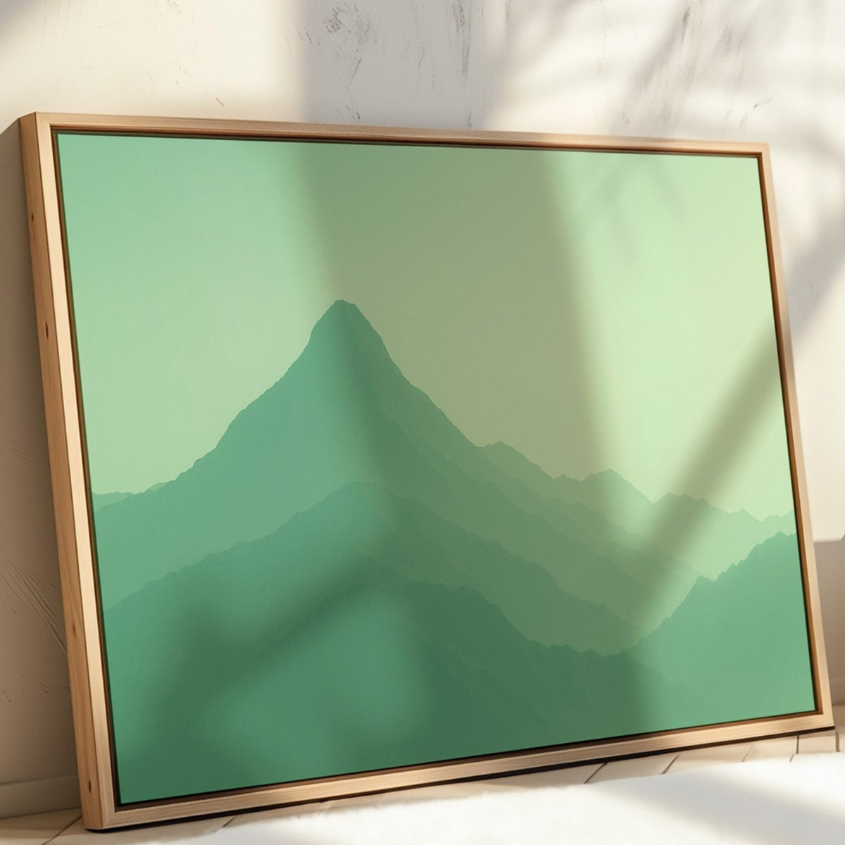 Enchanted Green Mountain Dreamscape Wall Art - Quarter Circle AK Boutique