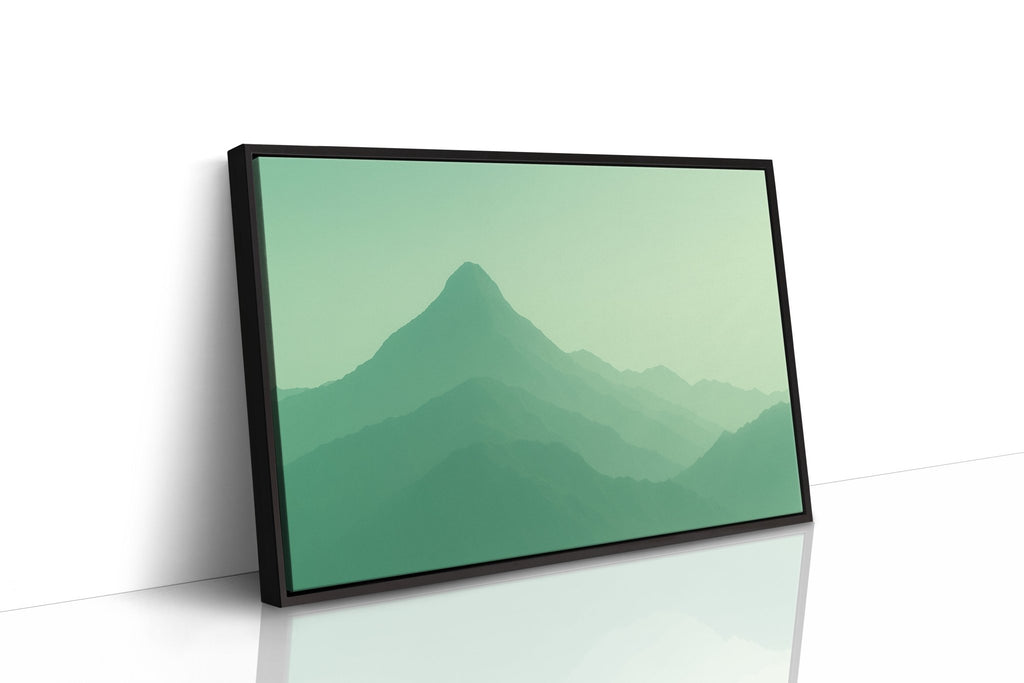 Enchanted Green Mountain Dreamscape Wall Art - Quarter Circle AK Boutique