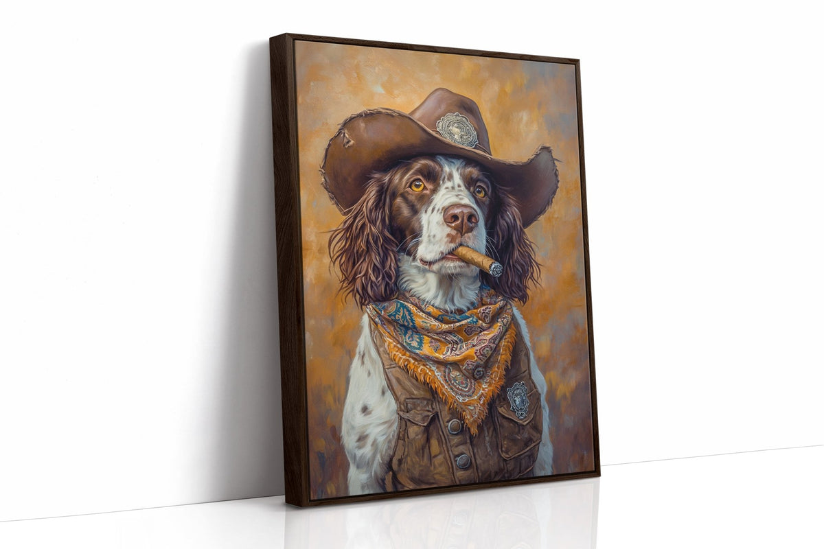 English Springer Spaniel Cowboy Sheriff - Quarter Circle AK Boutique