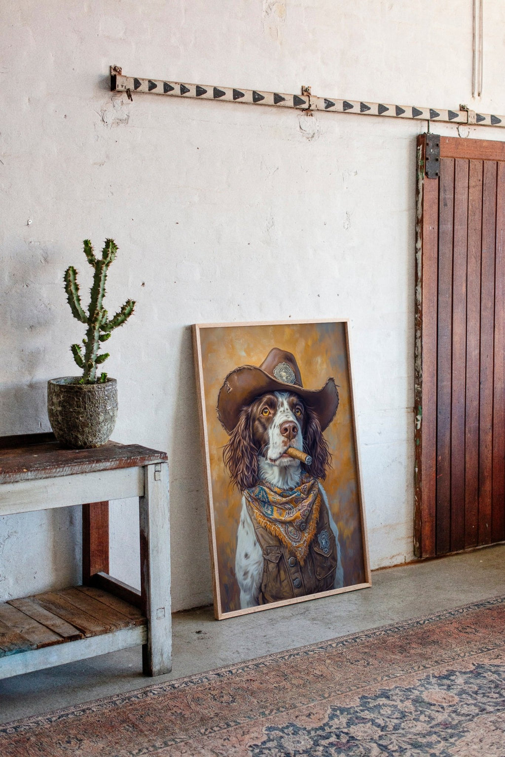 English Springer Spaniel Cowboy Sheriff - Quarter Circle AK Boutique
