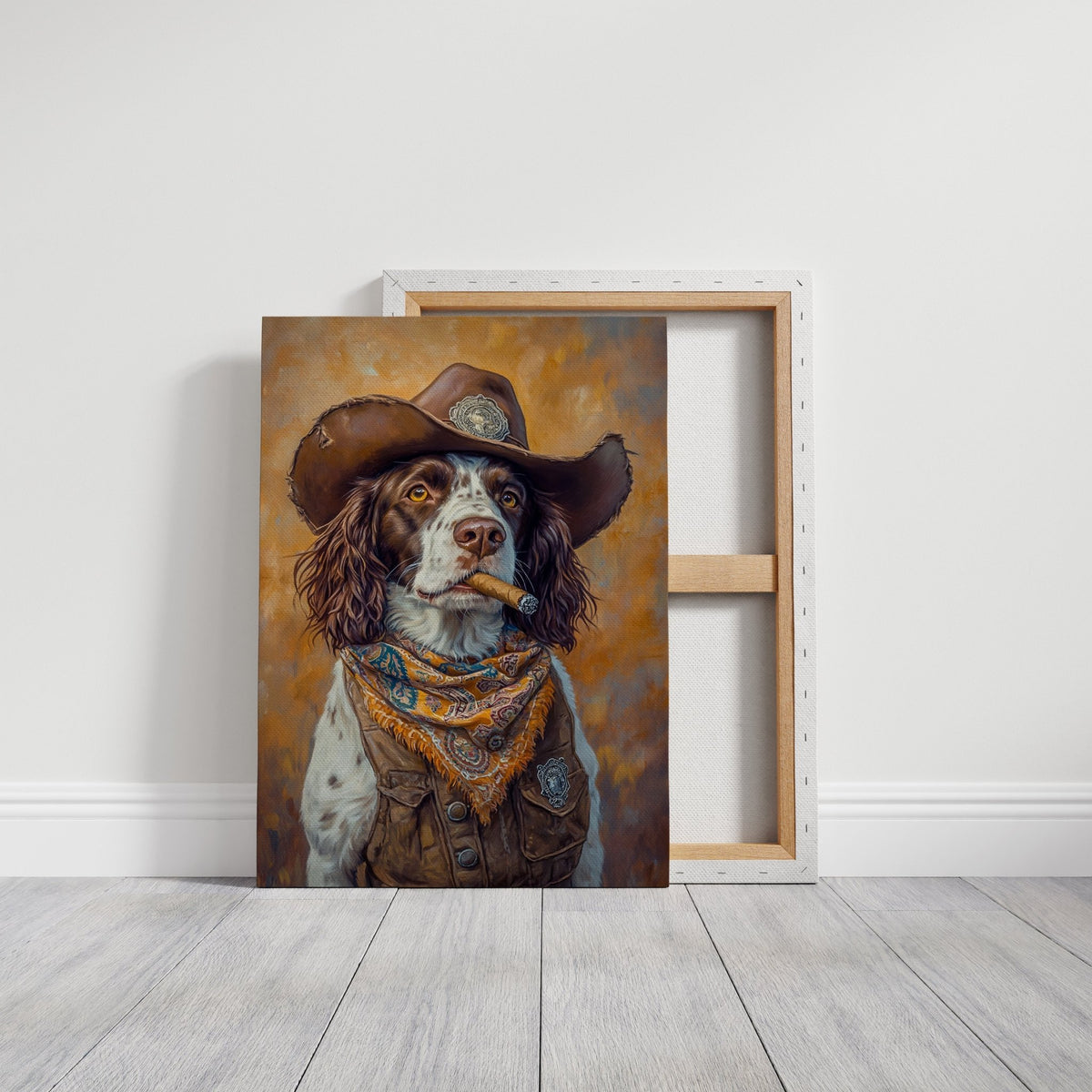English Springer Spaniel Cowboy Sheriff - Quarter Circle AK Boutique
