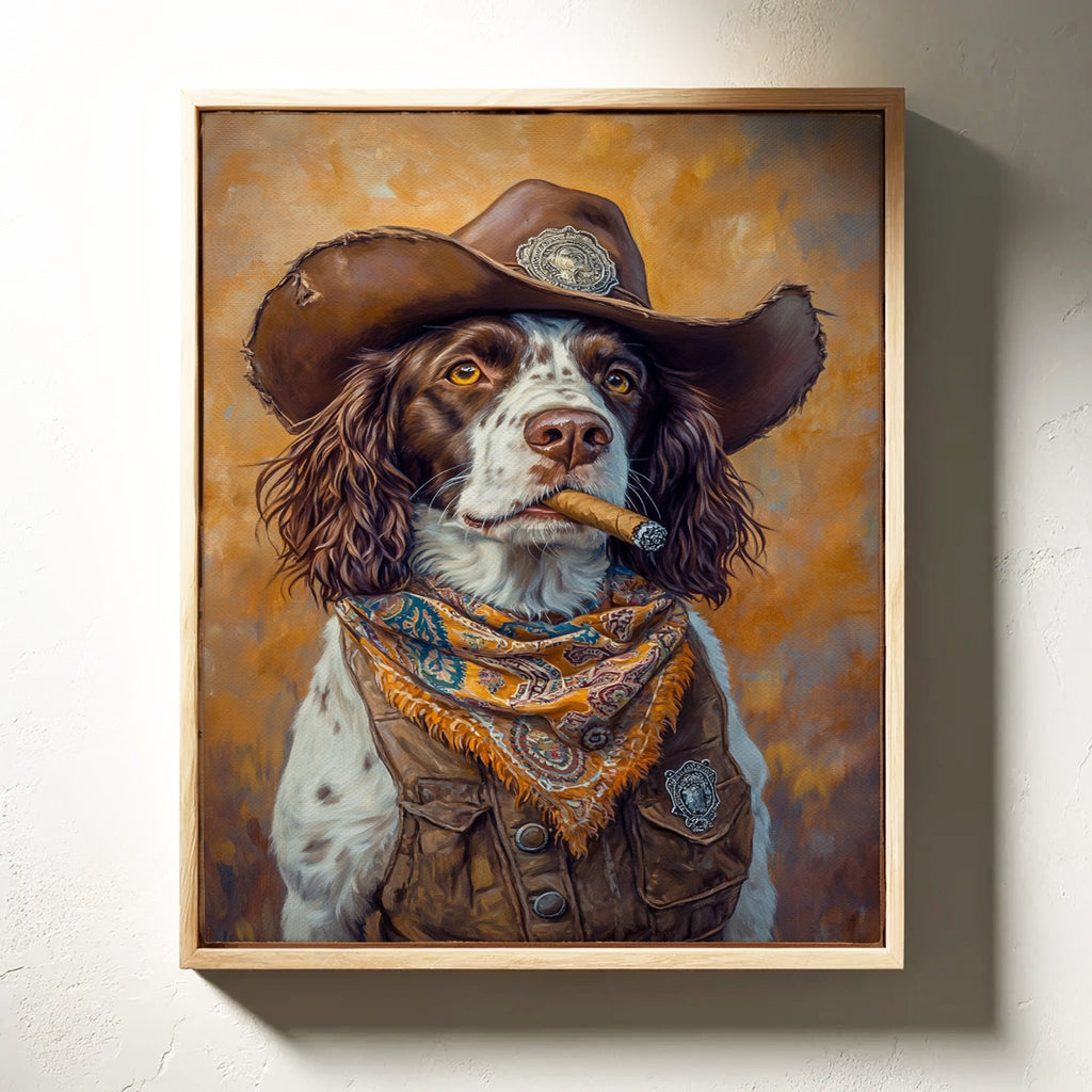 English Springer Spaniel Cowboy Sheriff - Quarter Circle AK Boutique