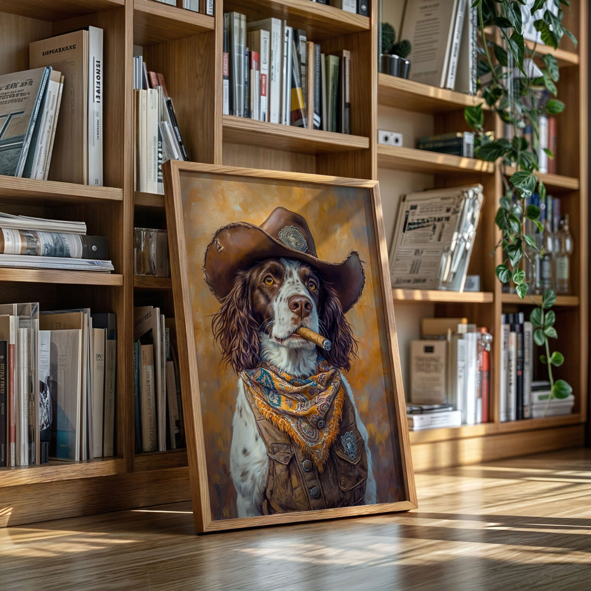 English Springer Spaniel Cowboy Sheriff - Quarter Circle AK Boutique