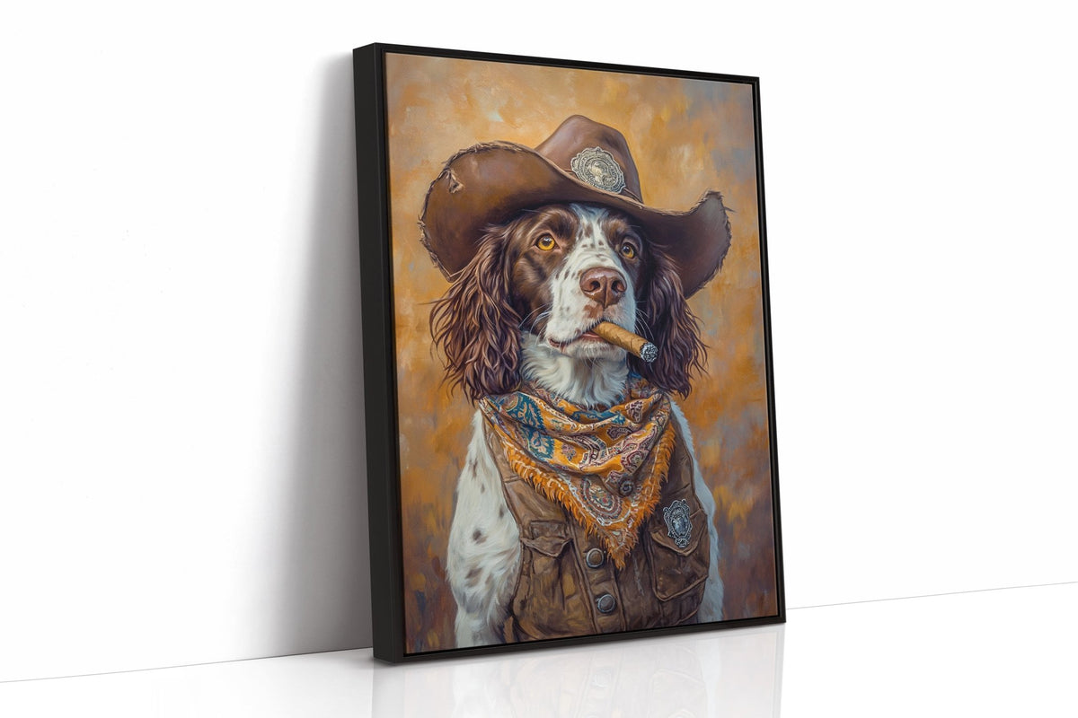 English Springer Spaniel Cowboy Sheriff - Quarter Circle AK Boutique