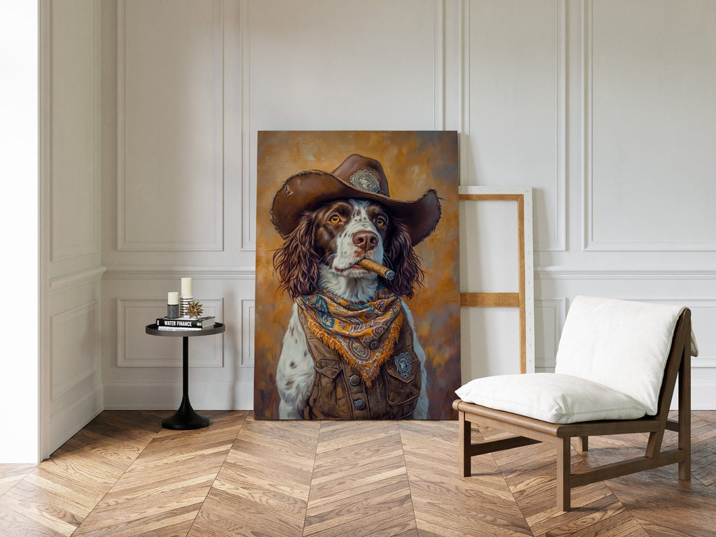English Springer Spaniel Cowboy Sheriff - Quarter Circle AK Boutique