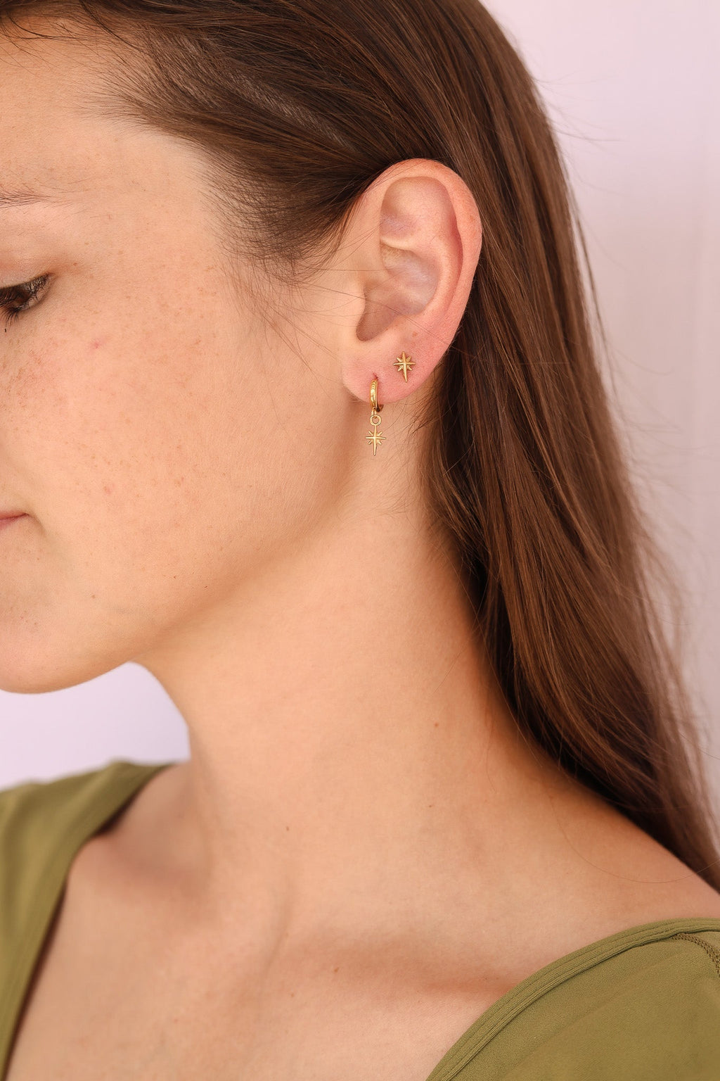 Estelle Stud - Quarter Circle AK Boutique