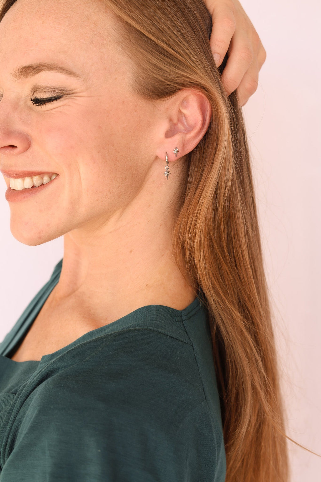 Estelle Stud - Quarter Circle AK Boutique