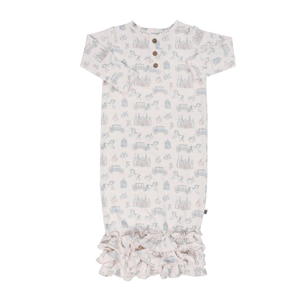 Fairy Godmother Ruffle Gown - Quarter Circle AK Boutique