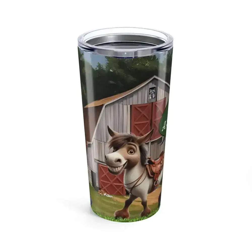 Farm Life Country Coffee Insulated Tumbler, Humorous Travel Mug