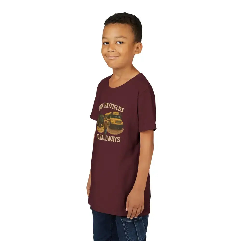 Farm Life Youth Tee, Youth Back to School T-Shirt, Farm Shirt for Kids