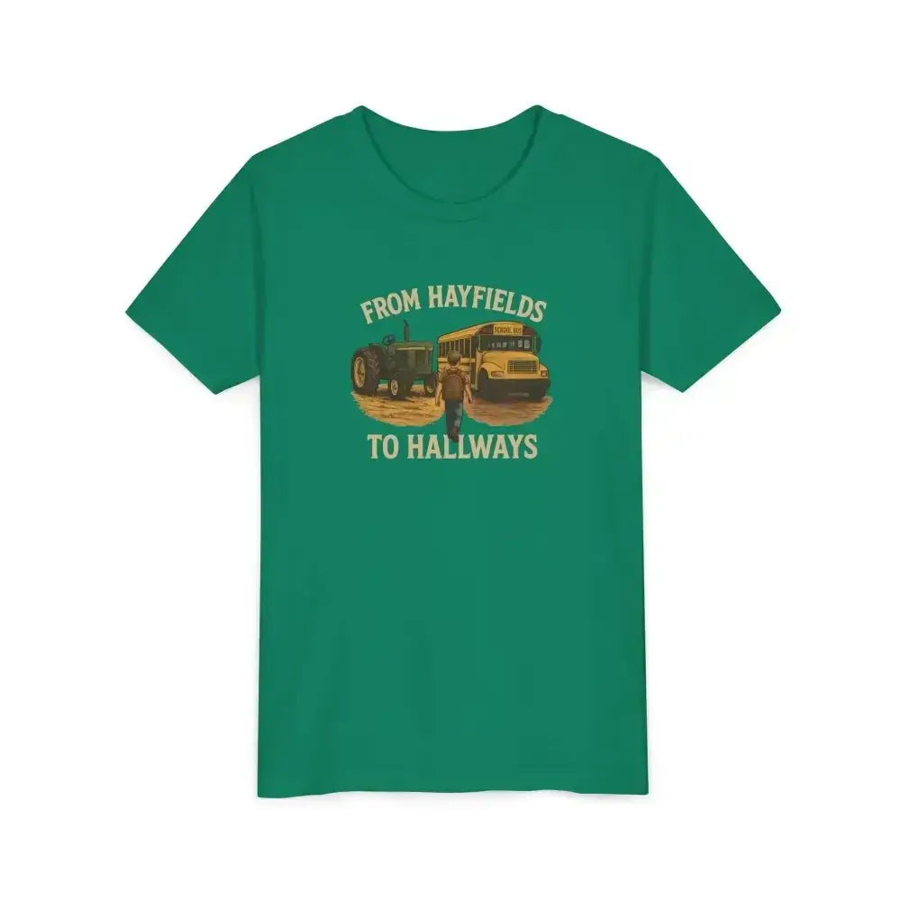 Farm Life Youth Tee, Youth Back to School T-Shirt, Farm Shirt for Kids