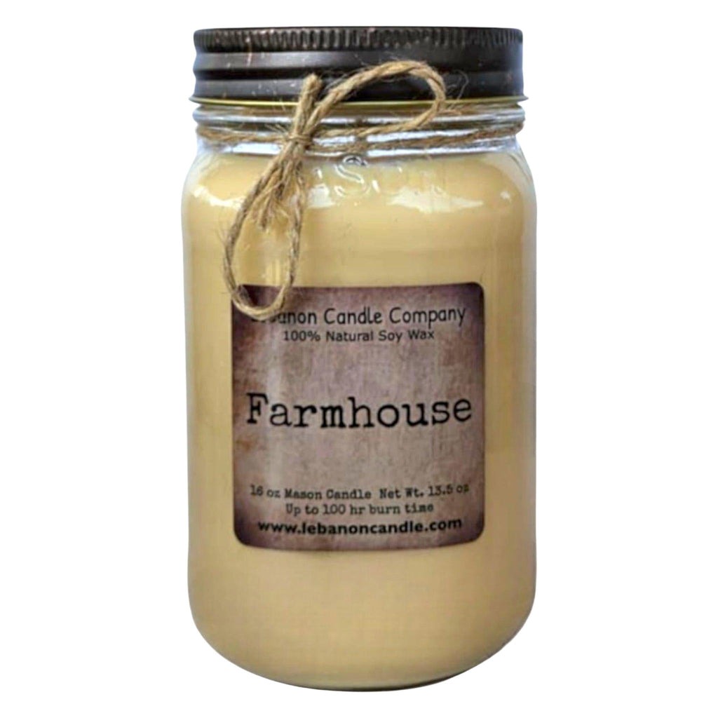 Farmhouse Candle - Quarter Circle AK Boutique