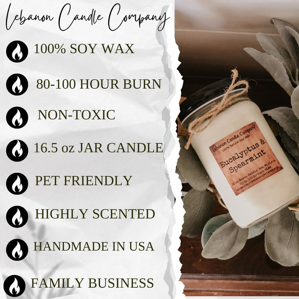 Farmhouse Candle - Quarter Circle AK Boutique