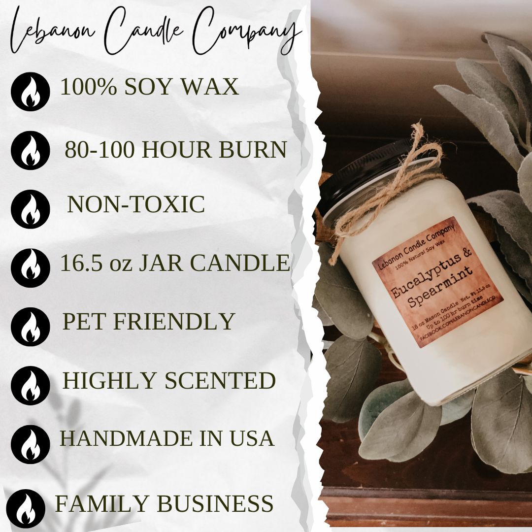 Farmhouse Candle - Quarter Circle AK Boutique