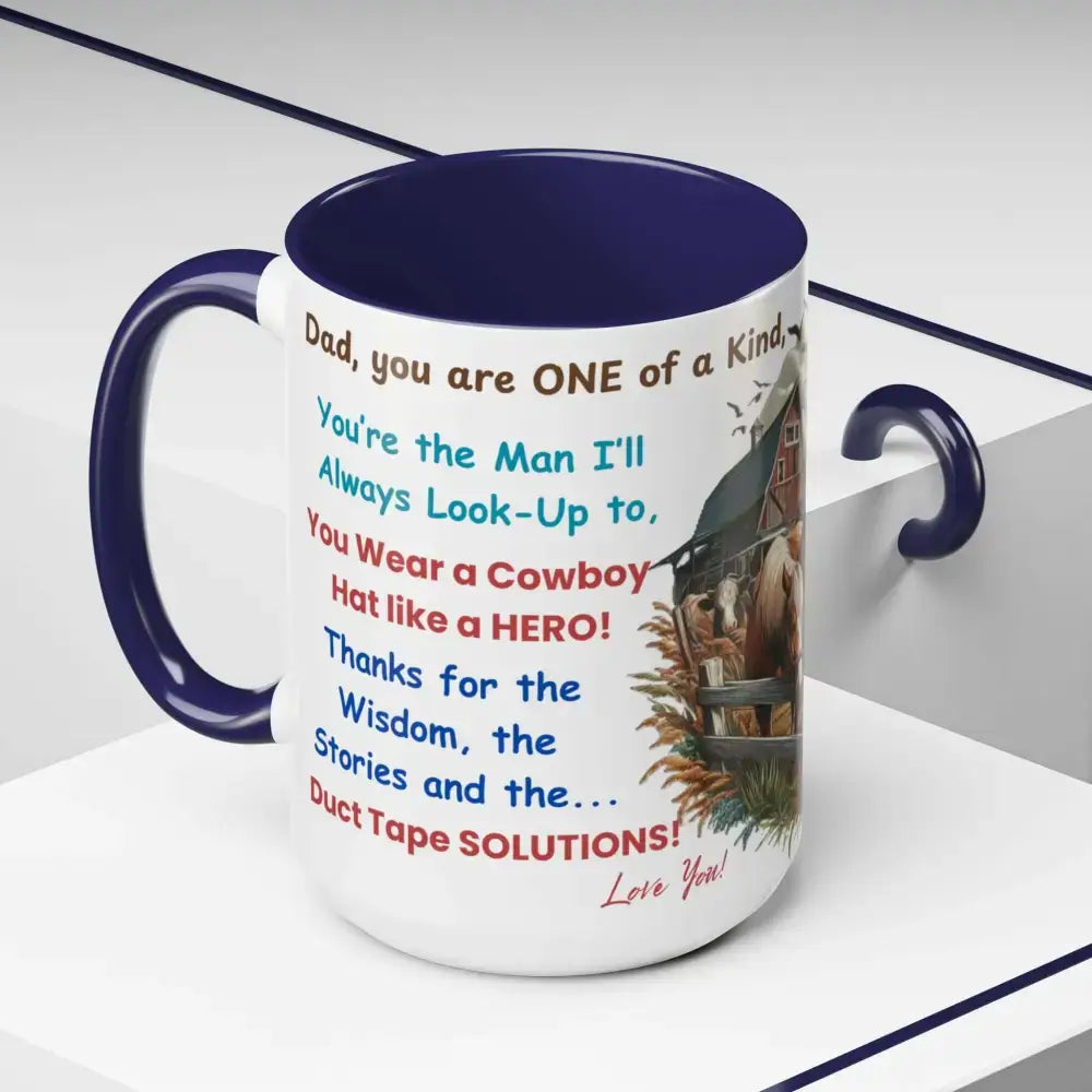 Father's Day Coffee Mug, Gifts for Dad, Farmer Dad Gifts, Gift Mugs