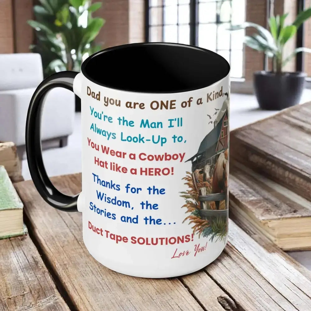 Father's Day Coffee Mug, Gifts for Dad, Farmer Dad Gifts, Gift Mugs