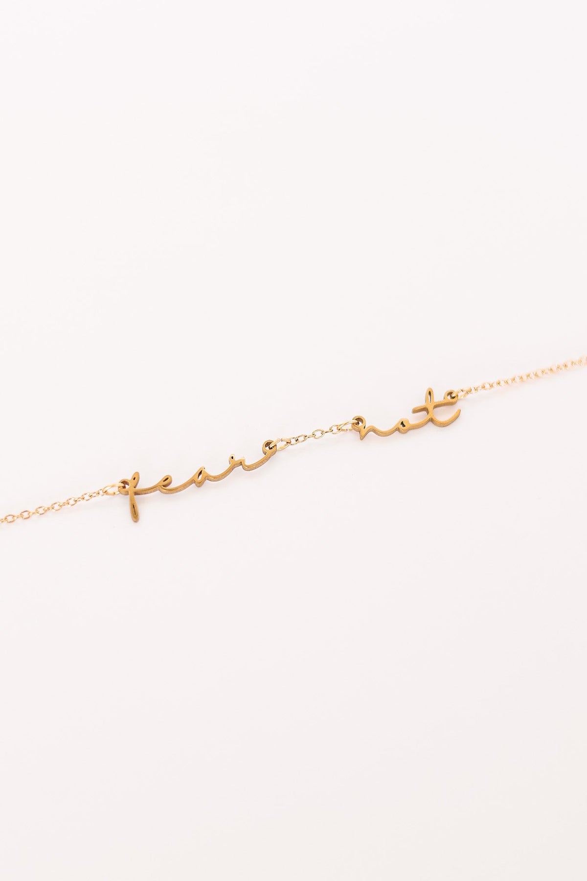 Fear Not Necklace - Quarter Circle AK Boutique