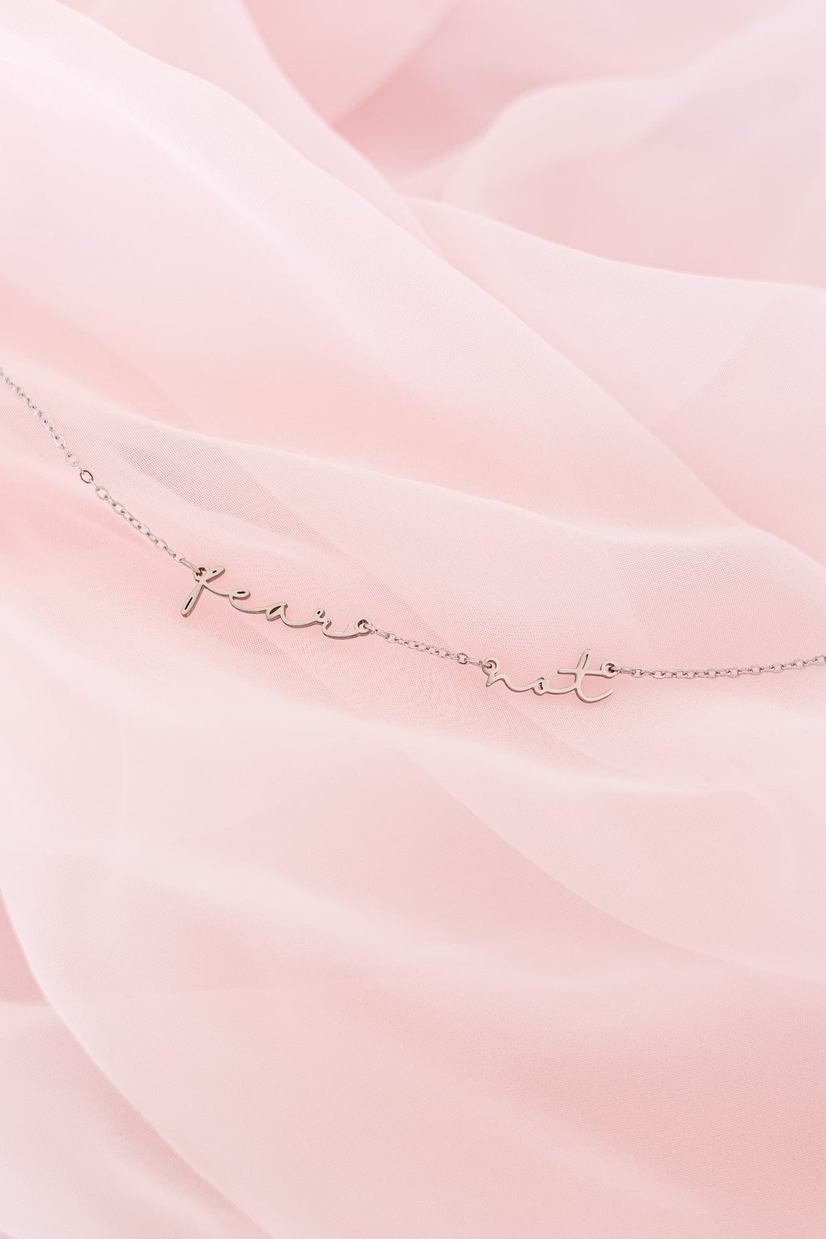 Fear Not Necklace - Quarter Circle AK Boutique