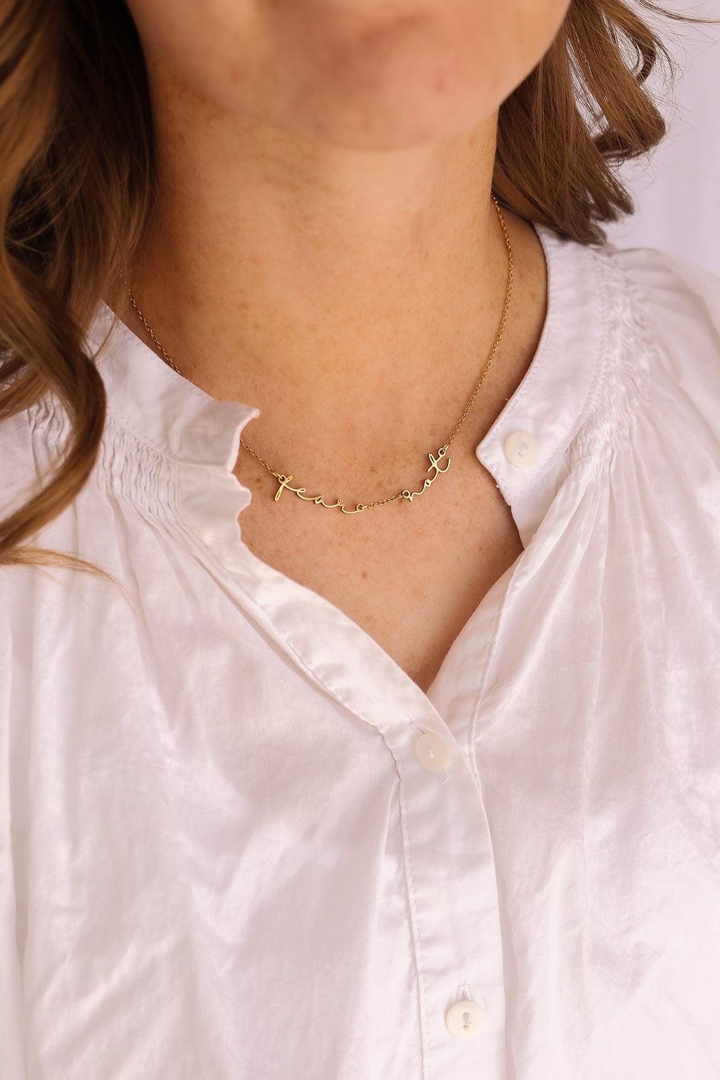 Fear Not Necklace - Quarter Circle AK Boutique