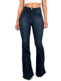 Full Size High-Waisted Bootcut Jeans Plus Size - Quarter Circle AK Boutique