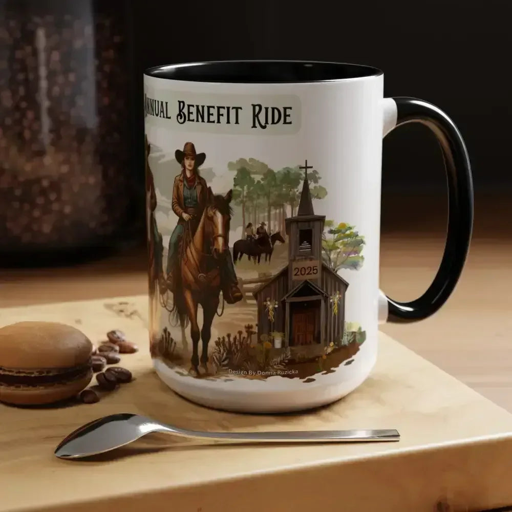 Fundraiser Coffee Mug - Larkin Coffer Annual Trail Ride Fundraiser