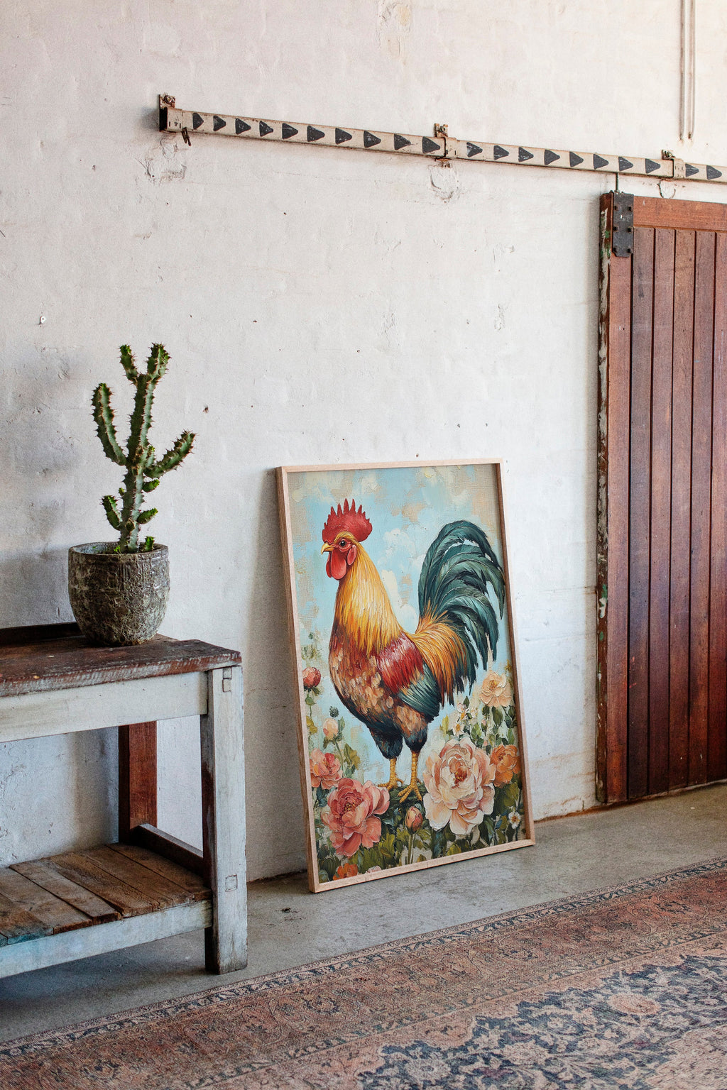 Sunlit Rooster