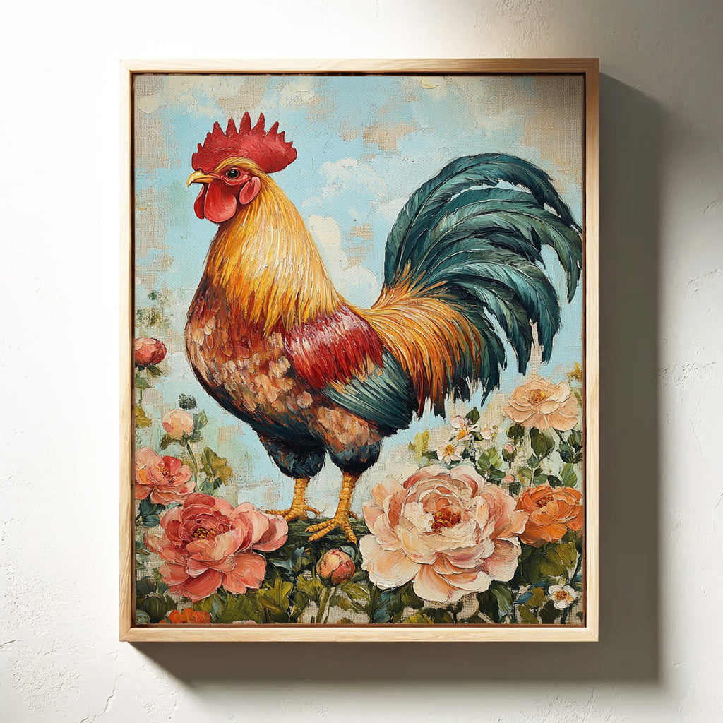 Sunlit Rooster