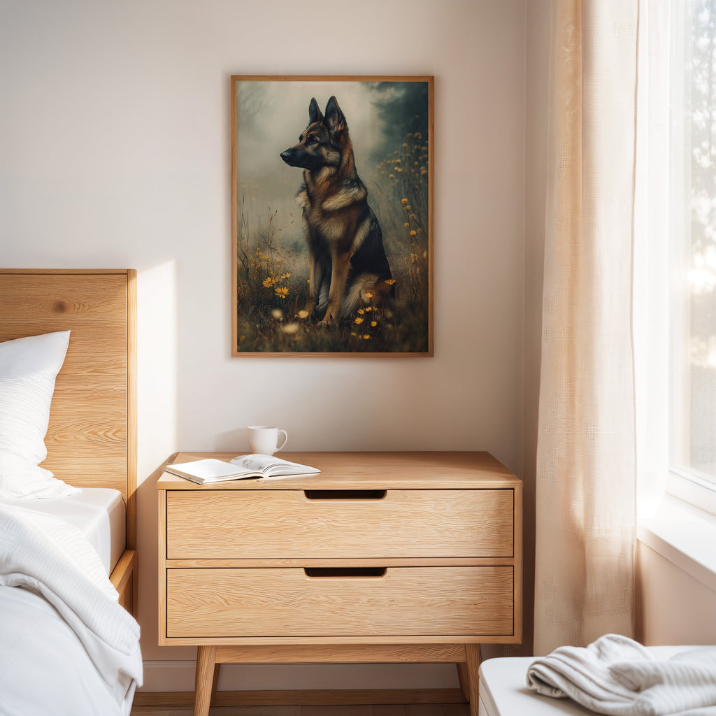 Misty Canine Reverie