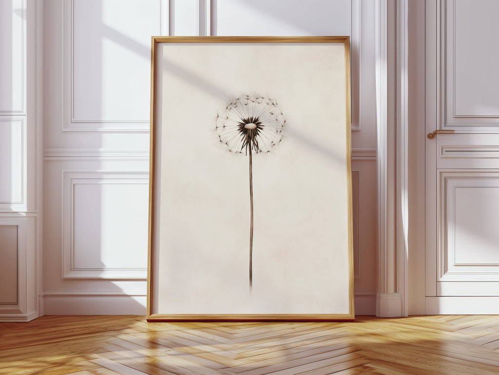 Sepia Dandelion Dreamscape