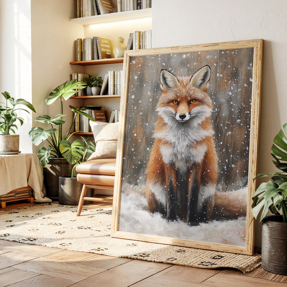 Crimson Snow Fox