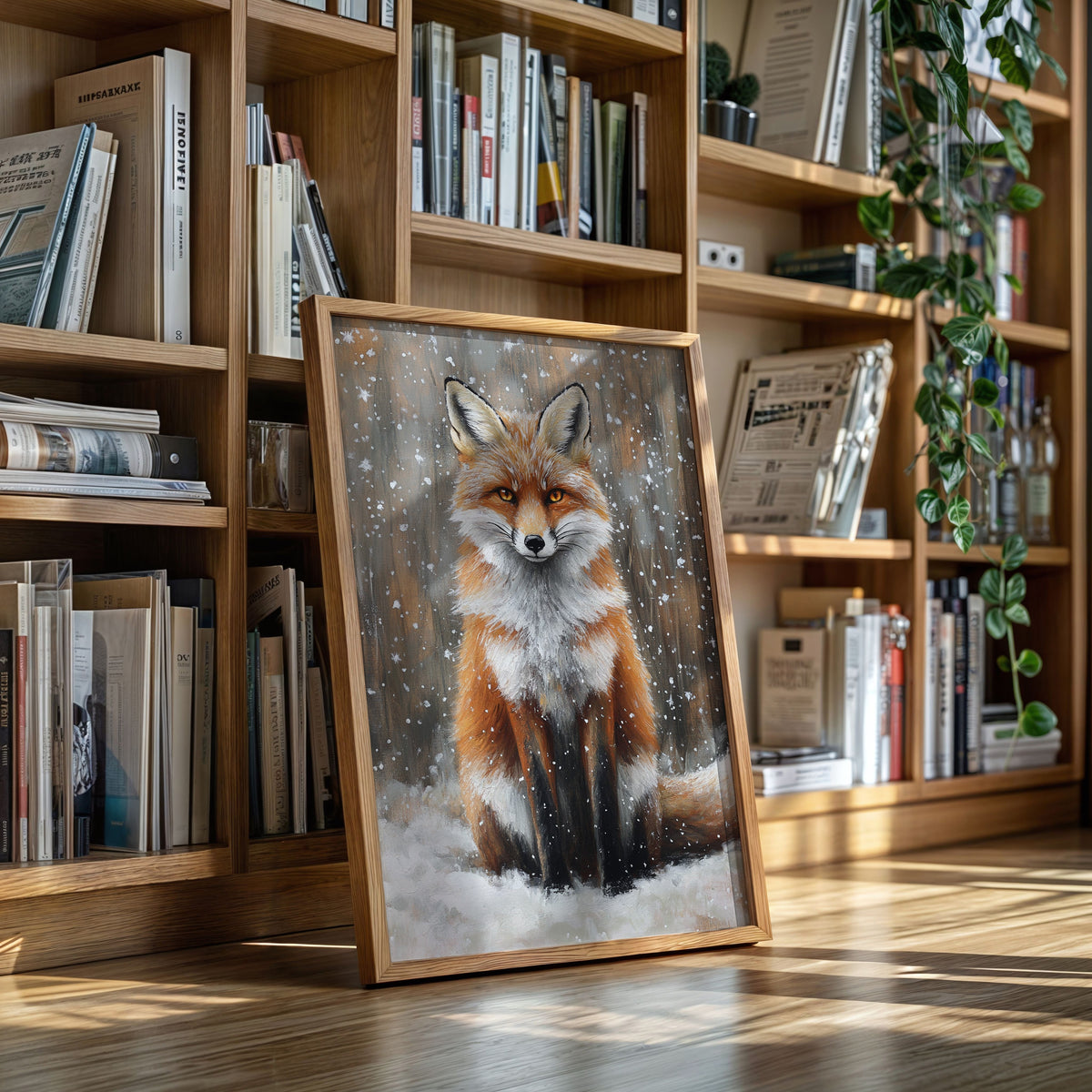 Crimson Snow Fox