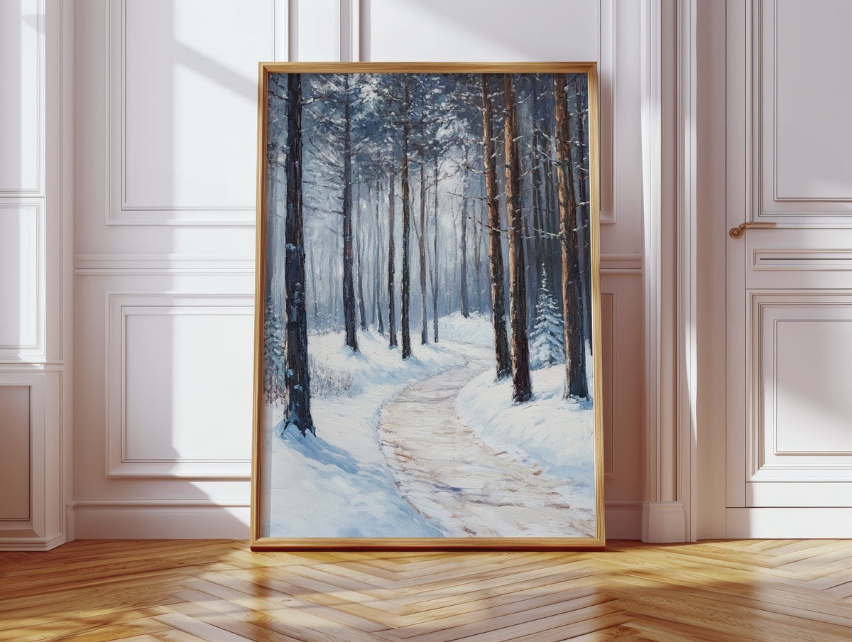 A Path Through Winter's Embrace