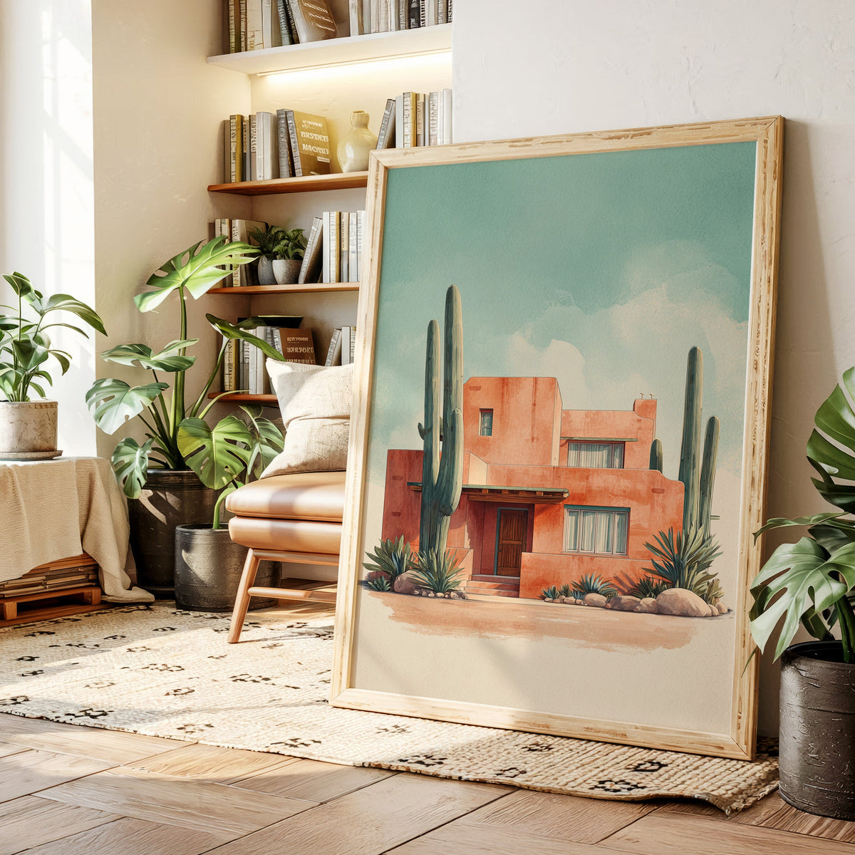 Desert Home Beneath Wide Skies