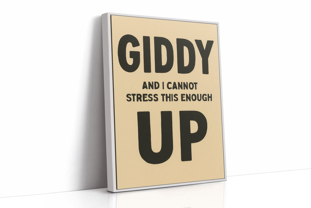 Giddy Up and I Cannot Stress This Enough Cream Edition - Quarter Circle AK Boutique