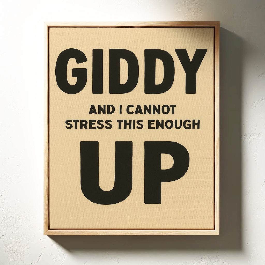 Giddy Up and I Cannot Stress This Enough Cream Edition - Quarter Circle AK Boutique